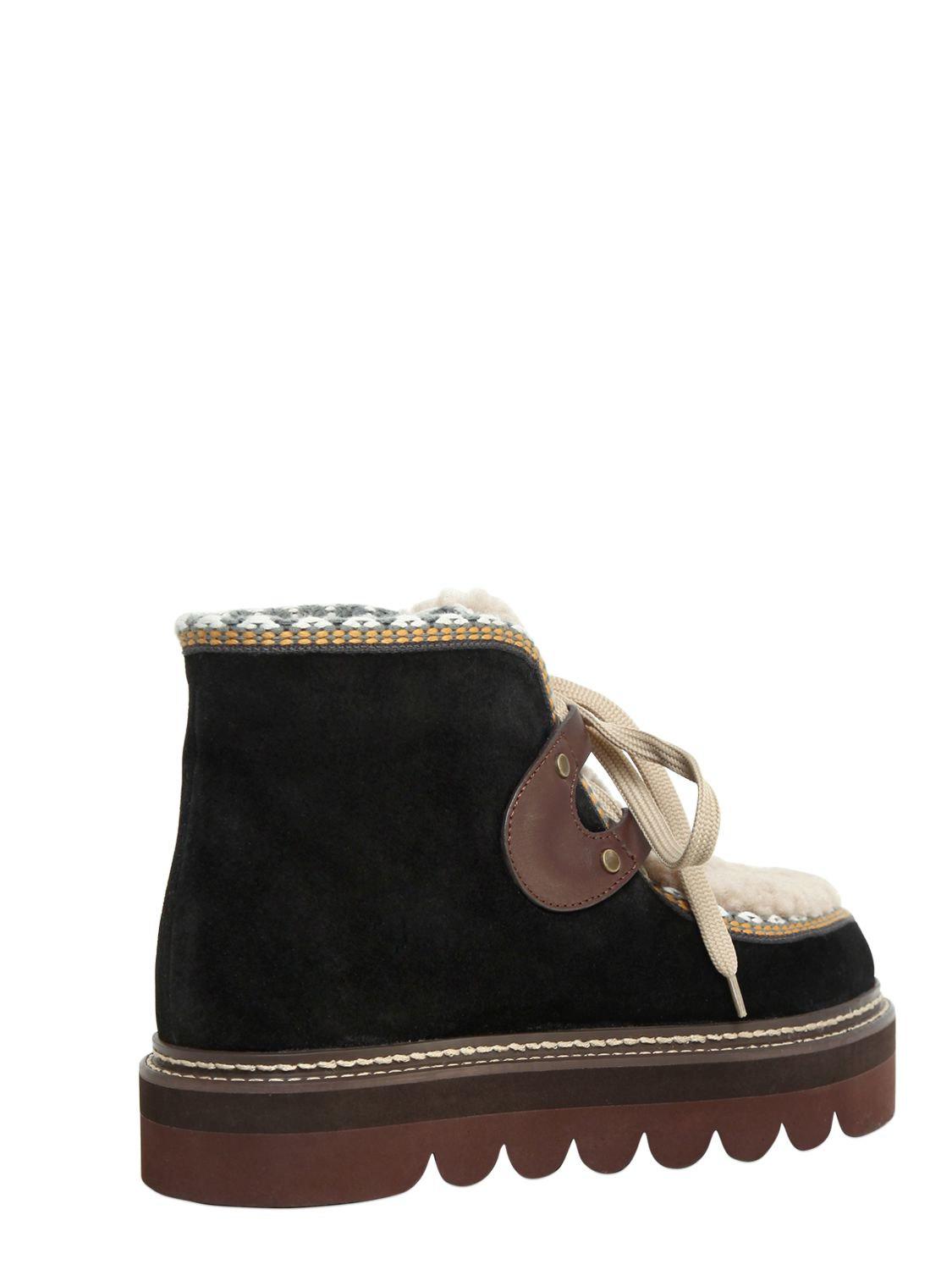 see by chloe suede boots