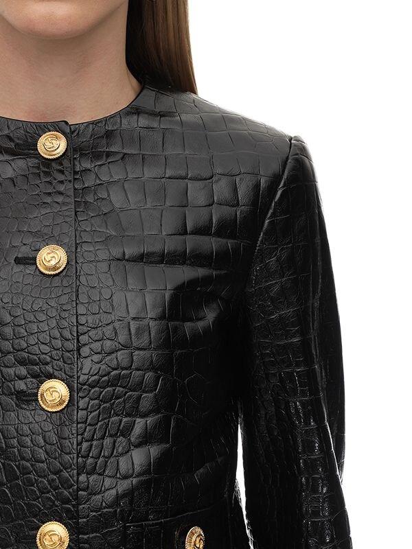 gucci crocodile jacket