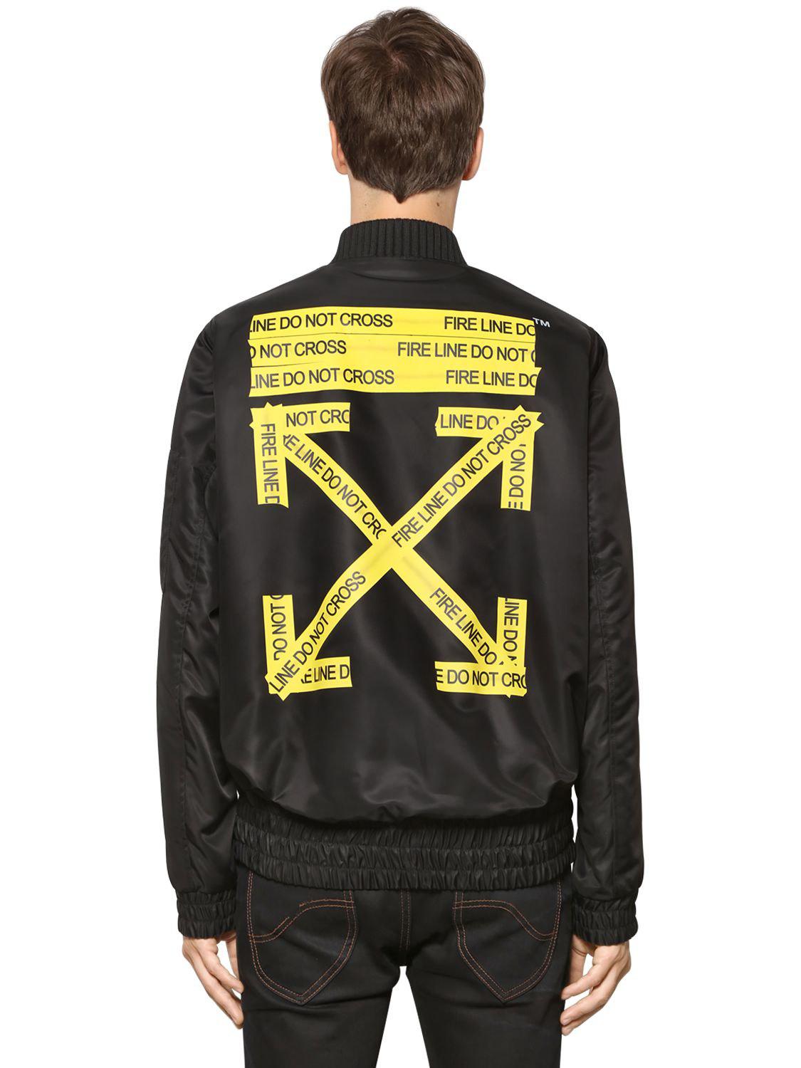 bombers off white
