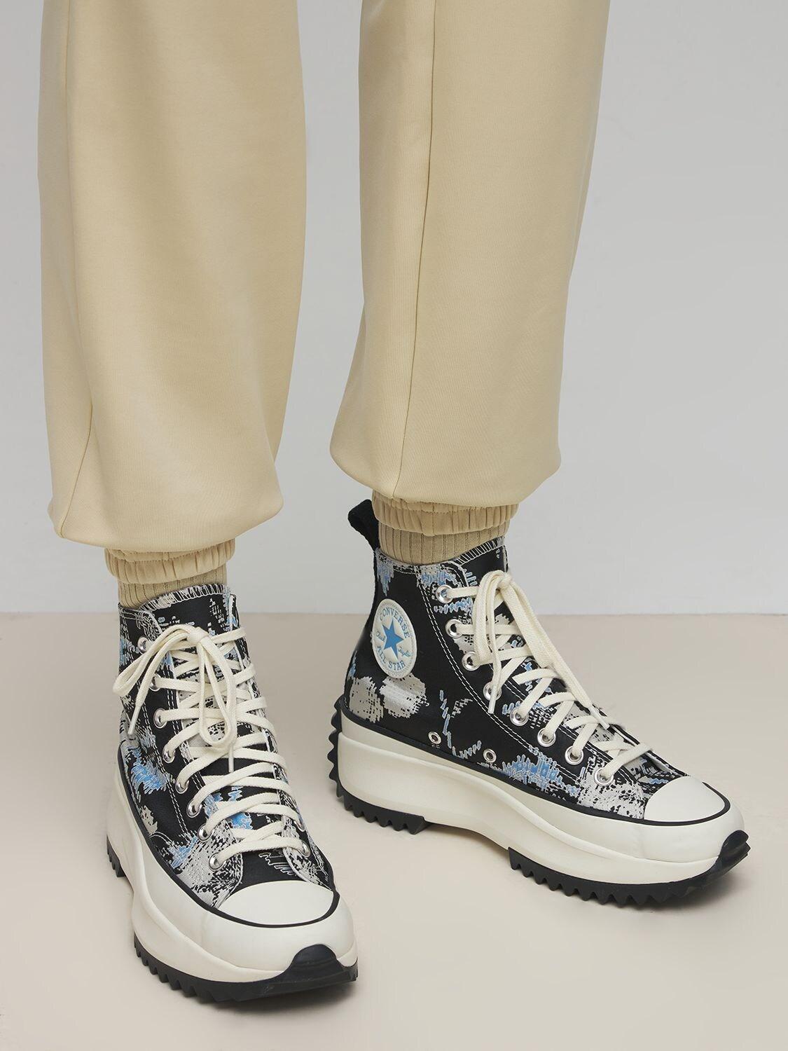 converse run star hike blue