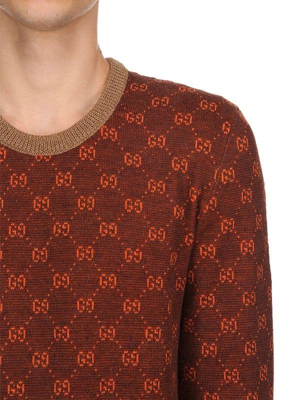gucci sweater orange