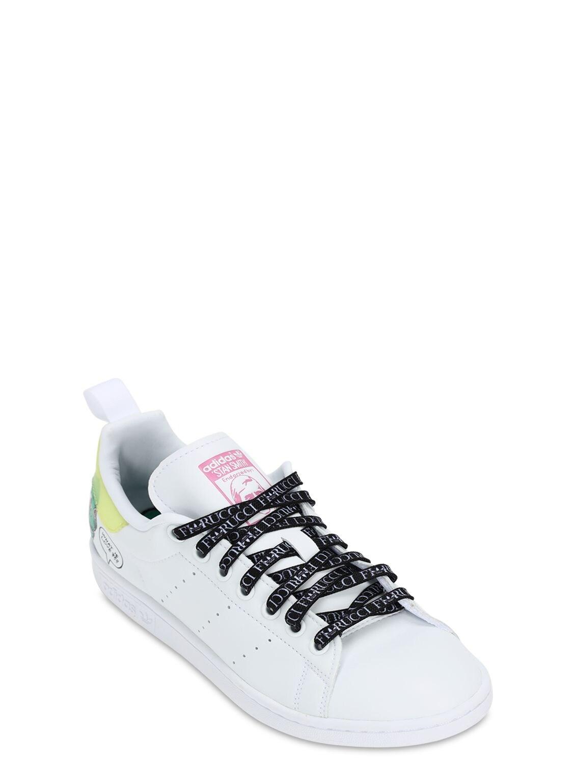 adidas Originals Fiorucci Stan Smith Printed Sneakers in White | Lyst