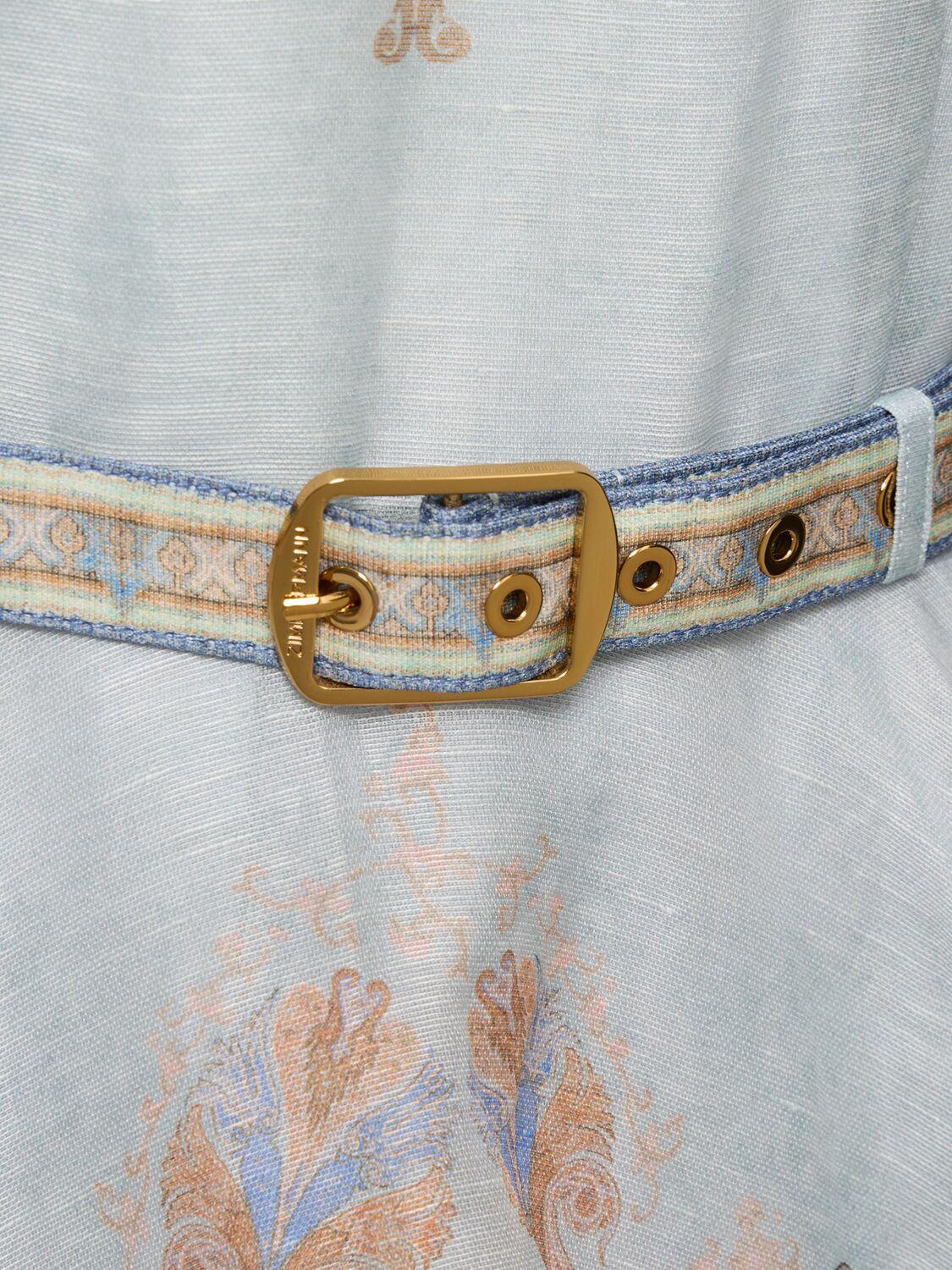 Zimmermann レディース グレー Eden リネン&シルクオーガンザ Zimmermann レディース グレー Eden リネン&シルクオーガンザ