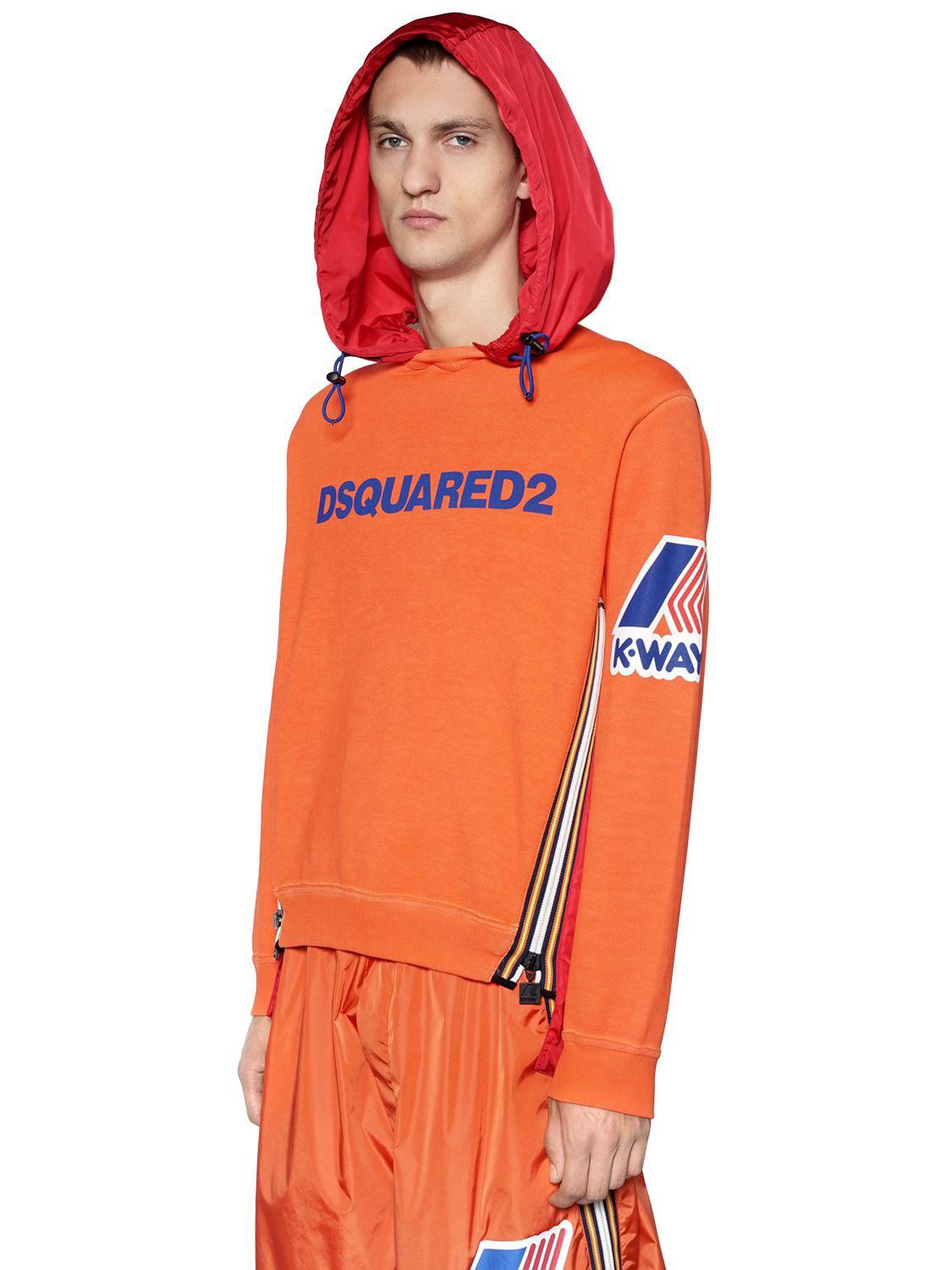 Hooded Jersey \u0026 Nylon Sweatshirt 