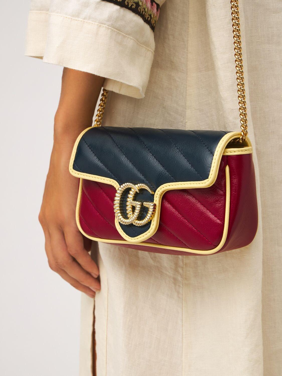 GG Marmont leather super mini bag