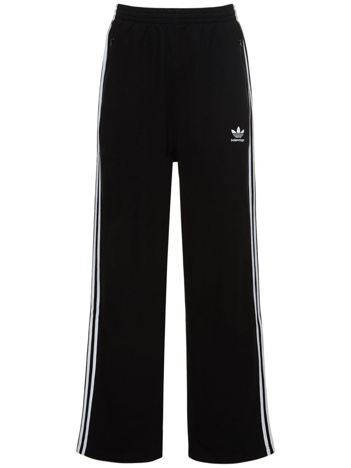 Balenciaga Adidas baggy Cotton Sweatpants in Black for Men Lyst