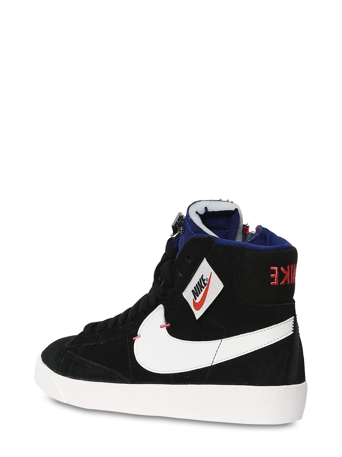 blazer mid rebel sneaker black