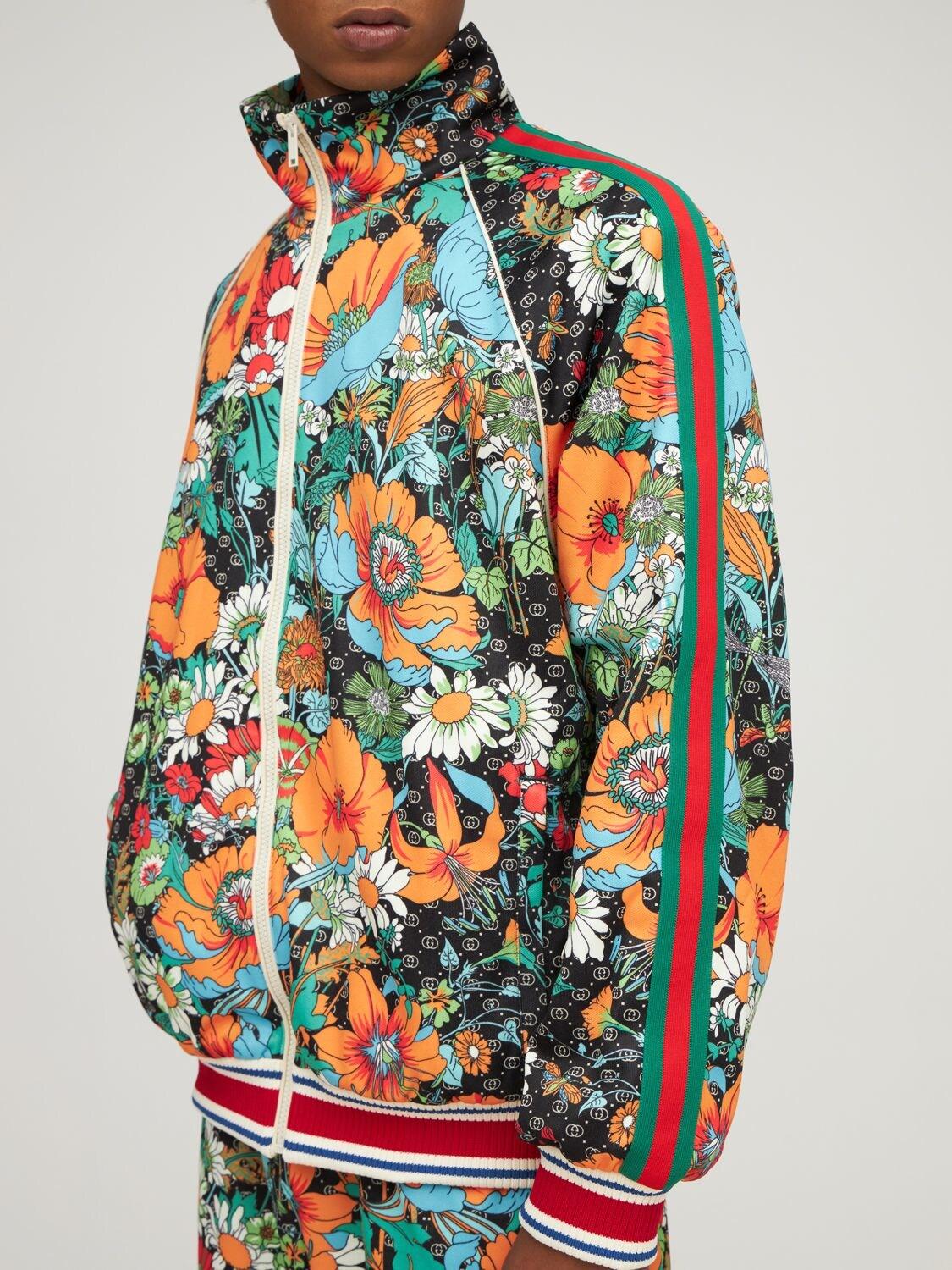 Gucci X The North Face Floral Print Jacket for Men | Lyst