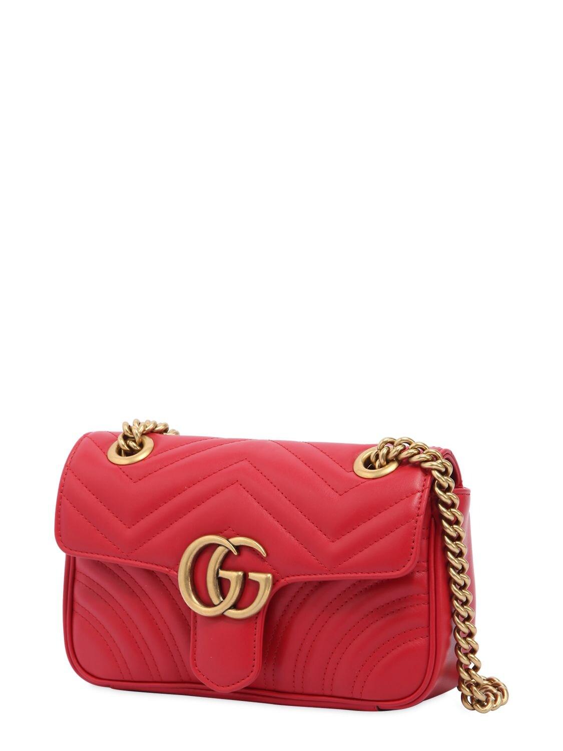 gucci heart bolsa pink