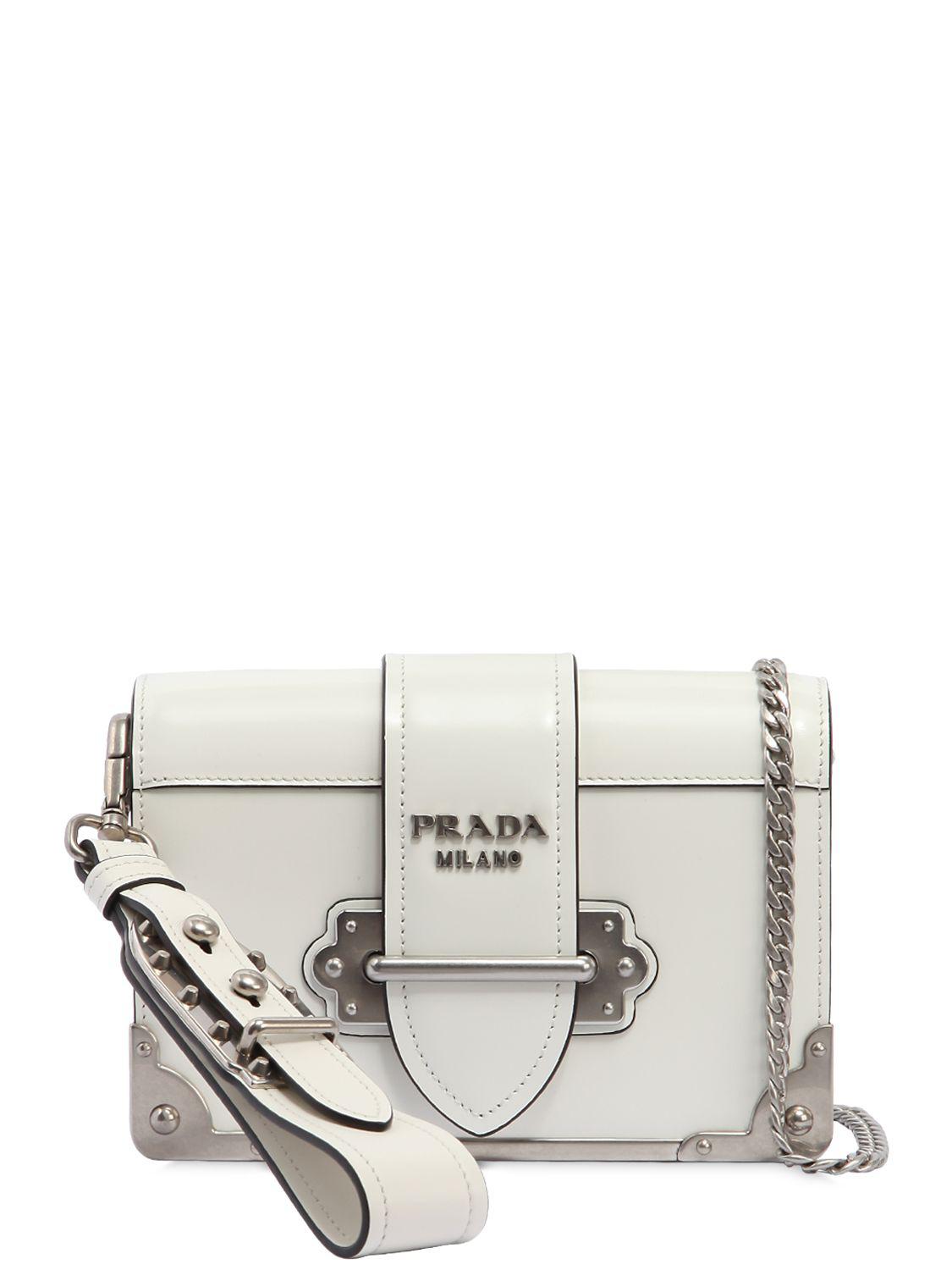 prada white small bag