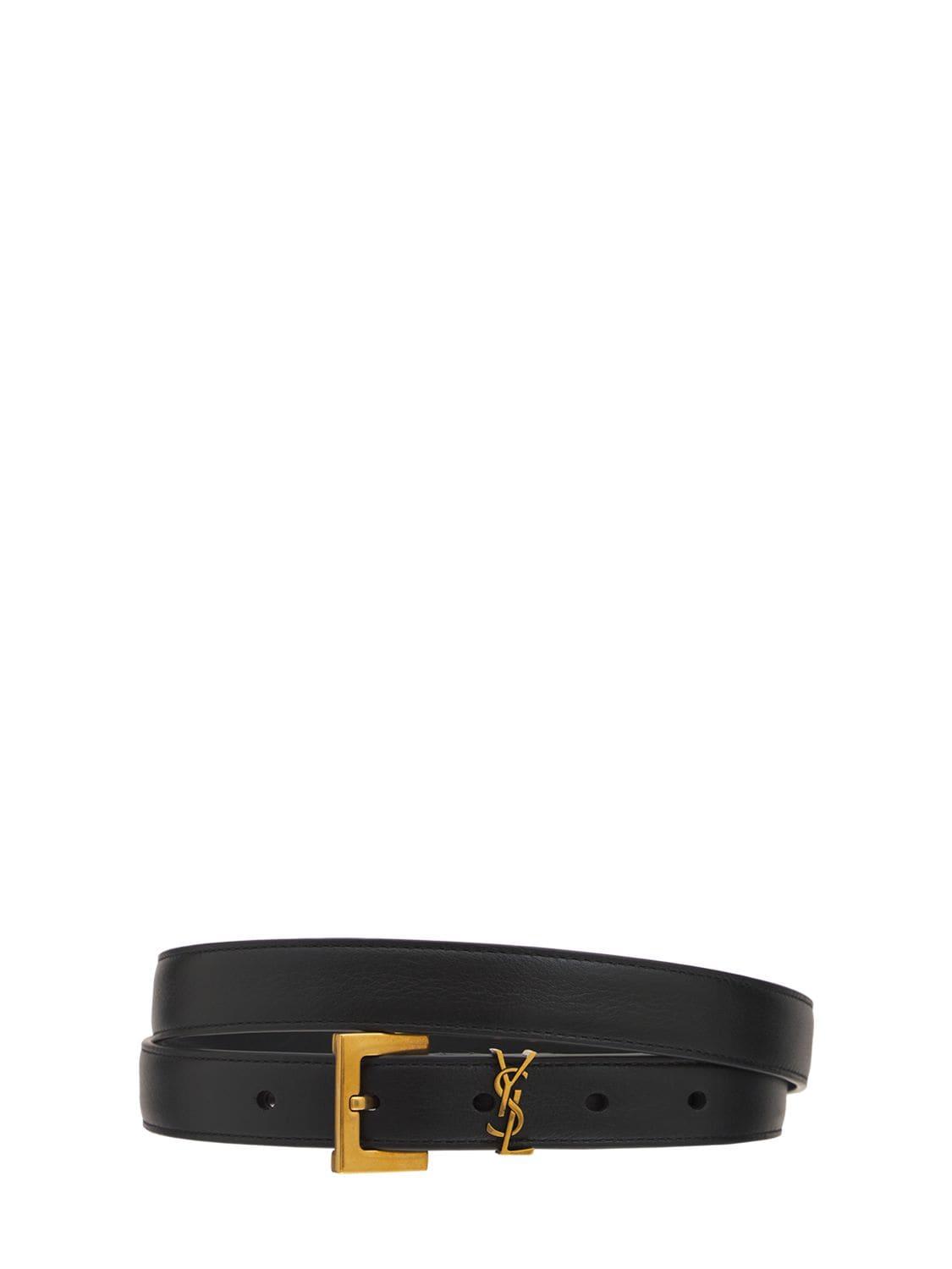 ysl monogram belt