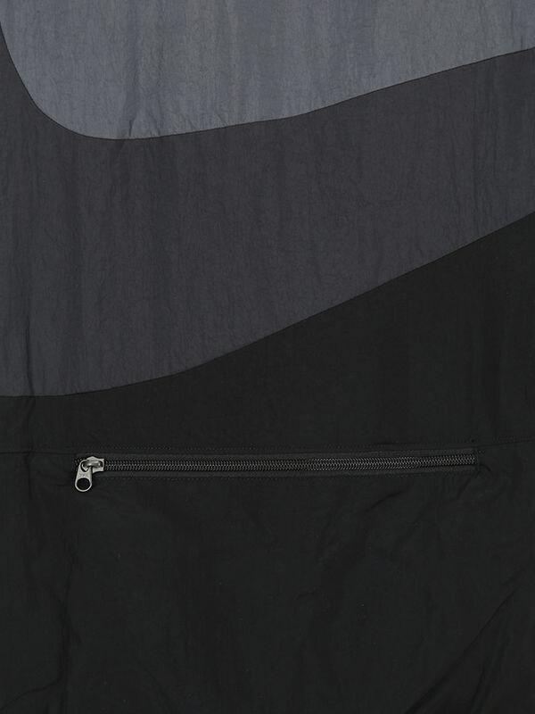 Nike Synthetic Nsw Vw Swoosh Woven Half Zip Jacket in Black for Men | Lyst