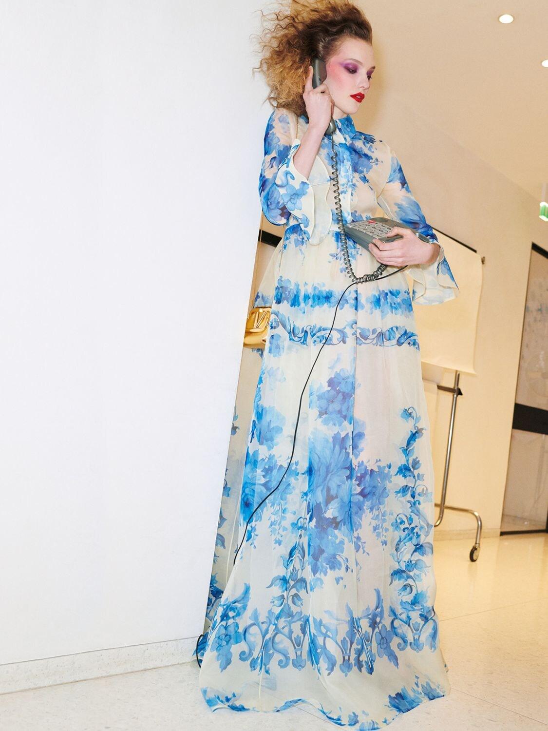 Robe longue valentino new arrivals