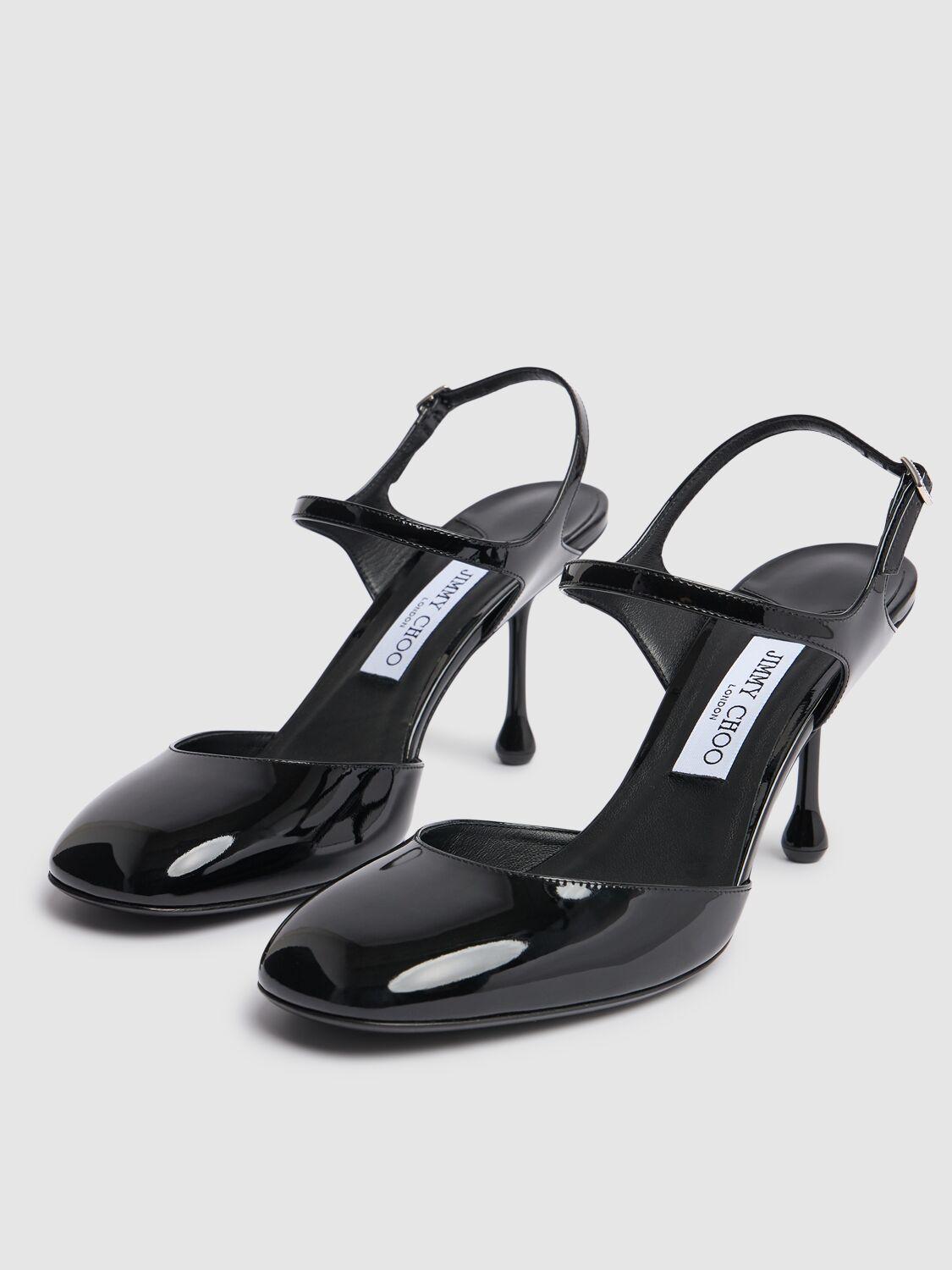 Jimmy Choo レディース ブラック Pixie パテントレザーパンプス Jimmy Choo レディース ブラック Pixie パテントレザーパンプス