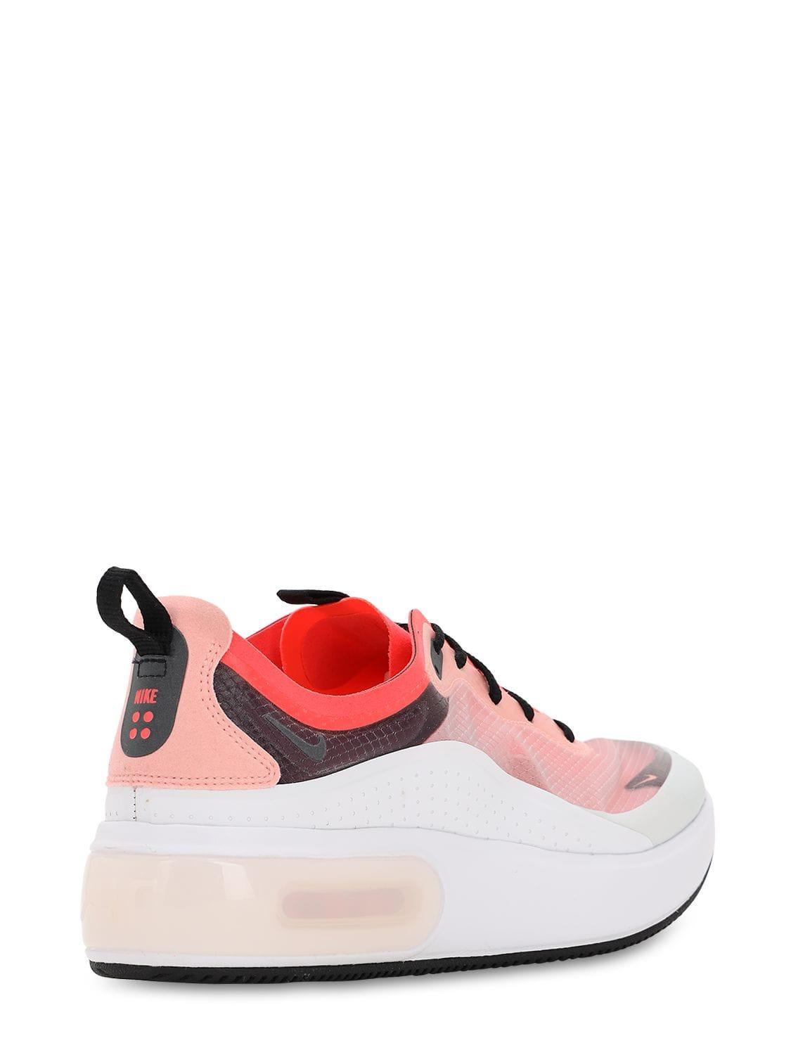 Nike Air Max Dia Se Qs Sneakers in White/Pink (Pink) - Lyst