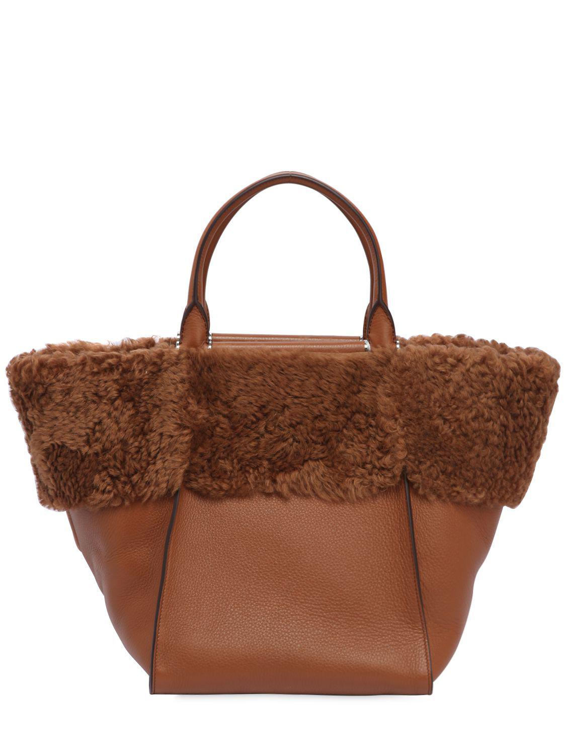 max mara shearling bag