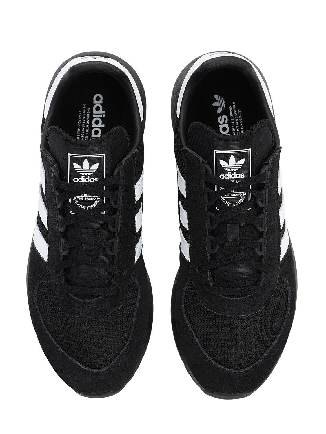 adidas Originals Marathon Tech Sneakers in Black for Men | Lyst