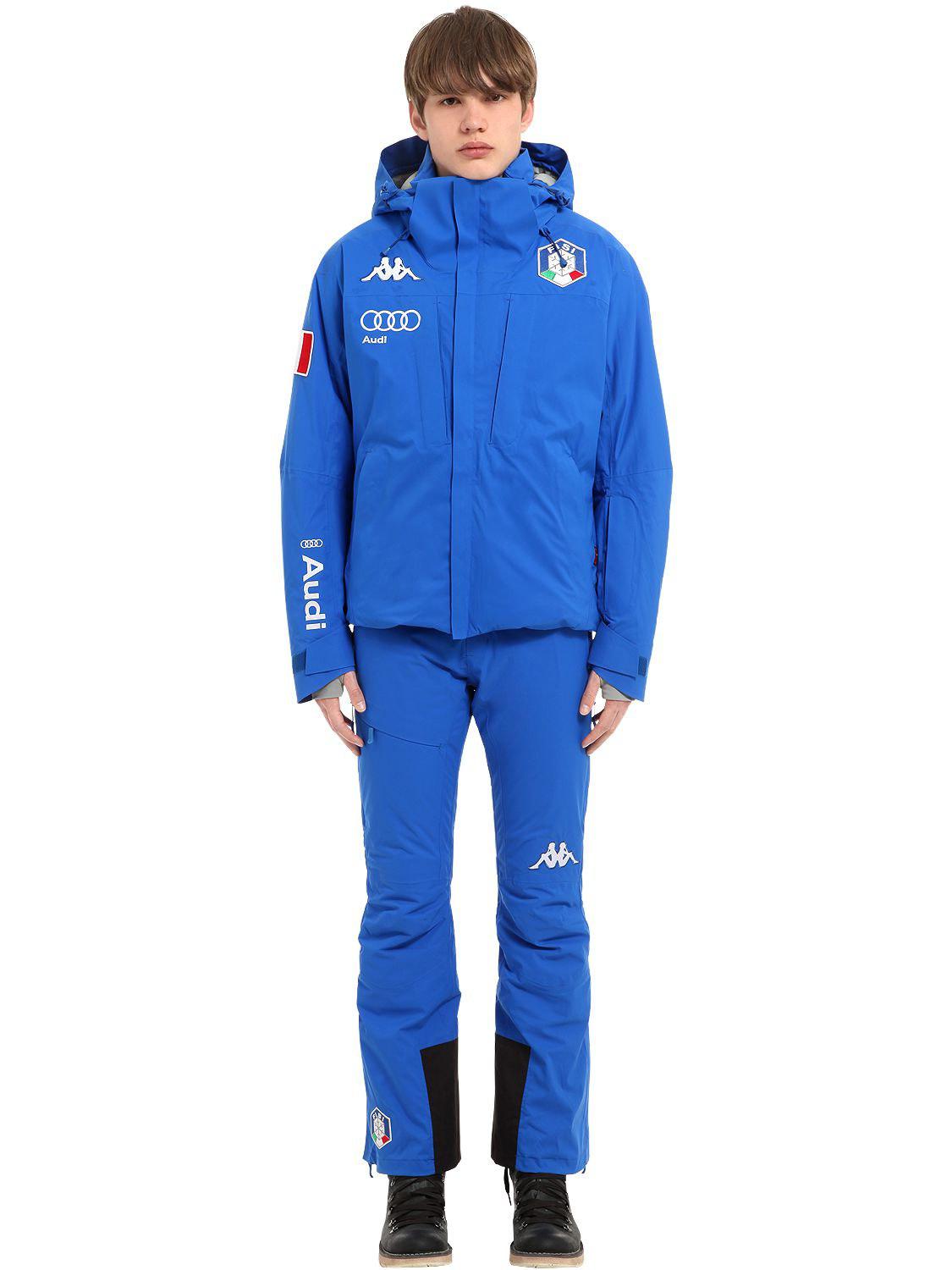 Kappa Fisi Italian Ski Team Jacket in Blue for Men