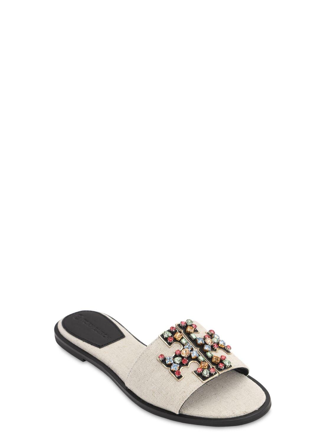 tory burch ines mid heel slide