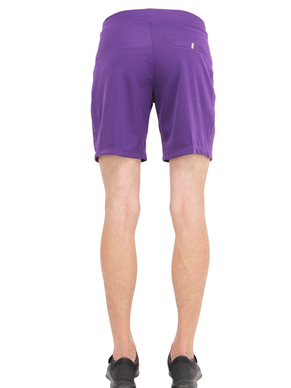 short le coq sportif violet