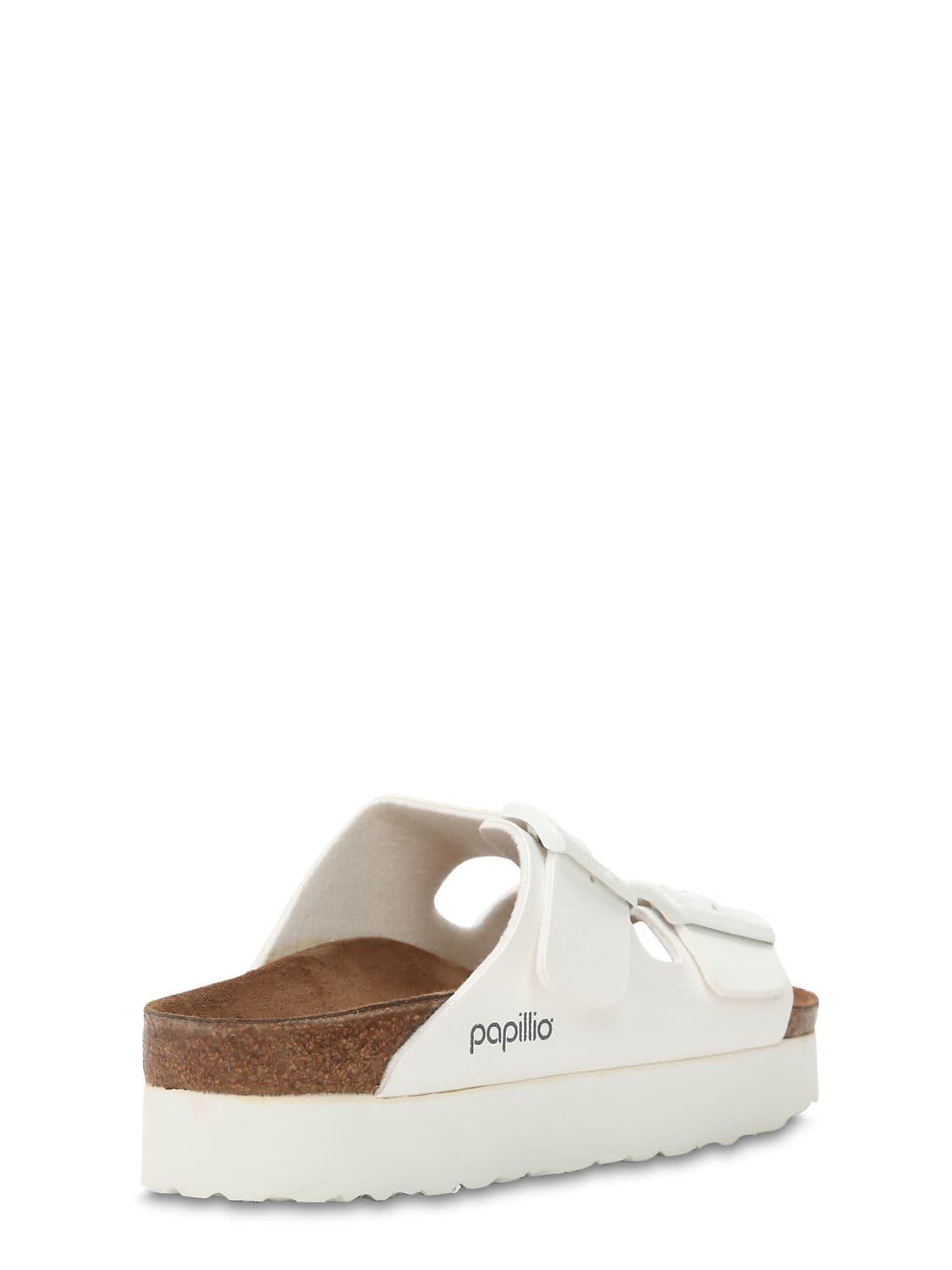 birkenstock papillio platform white