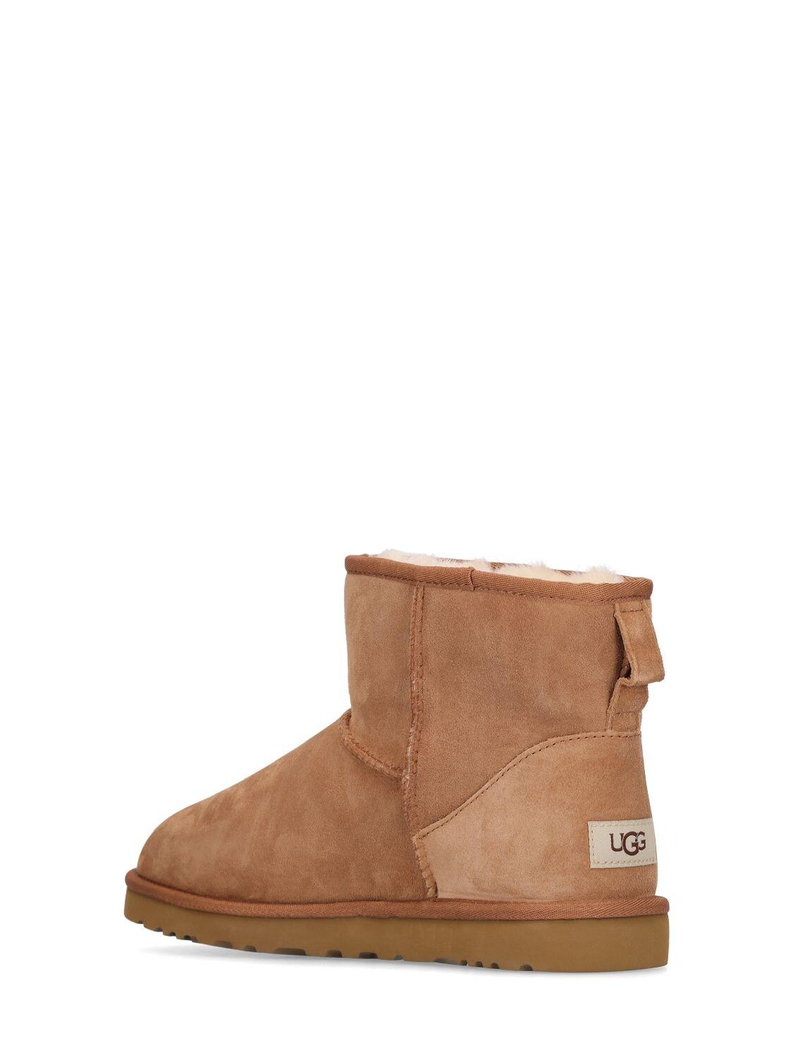 UGG 10mm Mini Classic Shearling Boots in Tan (Brown) for Men | Lyst