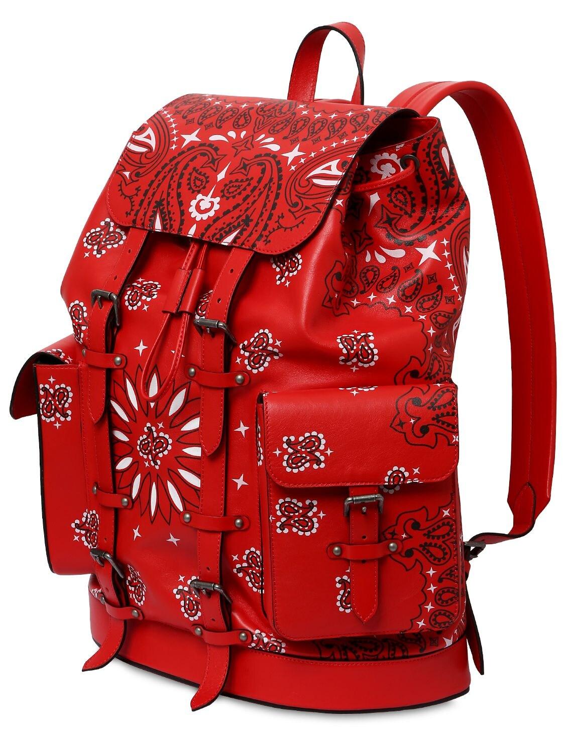 Red bandana backpack Outlet