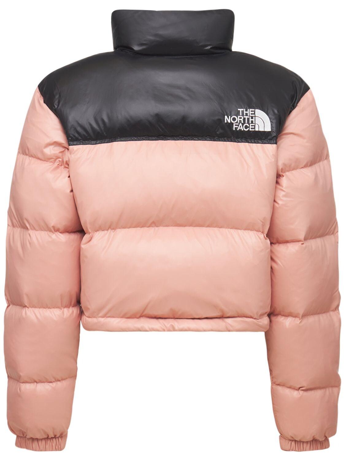 the north face nuptse crop femme