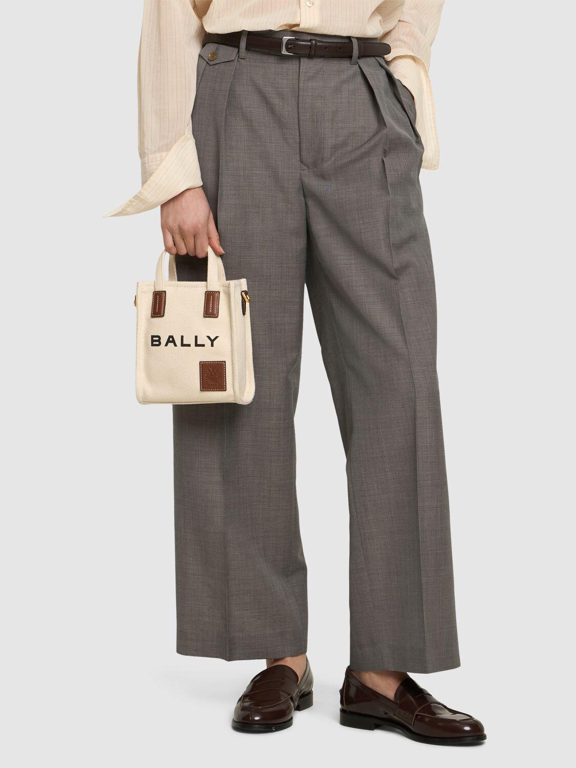 Bally Xs Akelei Canvas Tote Bag in Natural | Lyst Australia