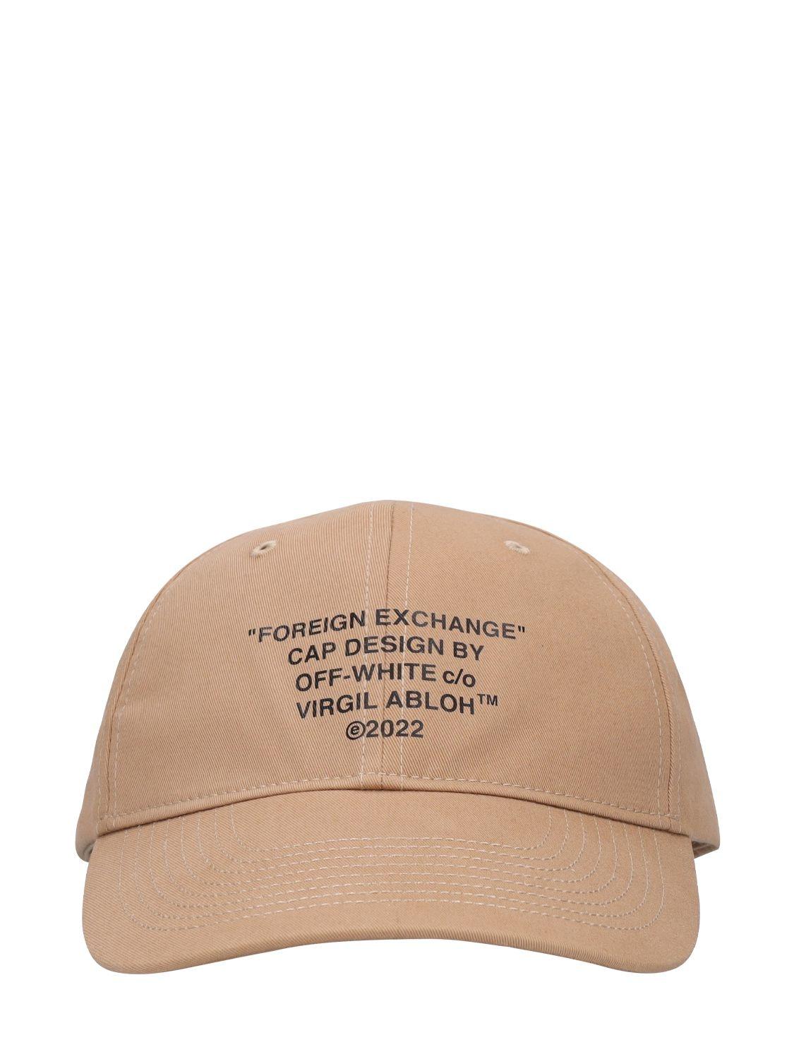 Off-White c/o Virgil Abloh Foreign Exchange Cotton Baseball Cap in