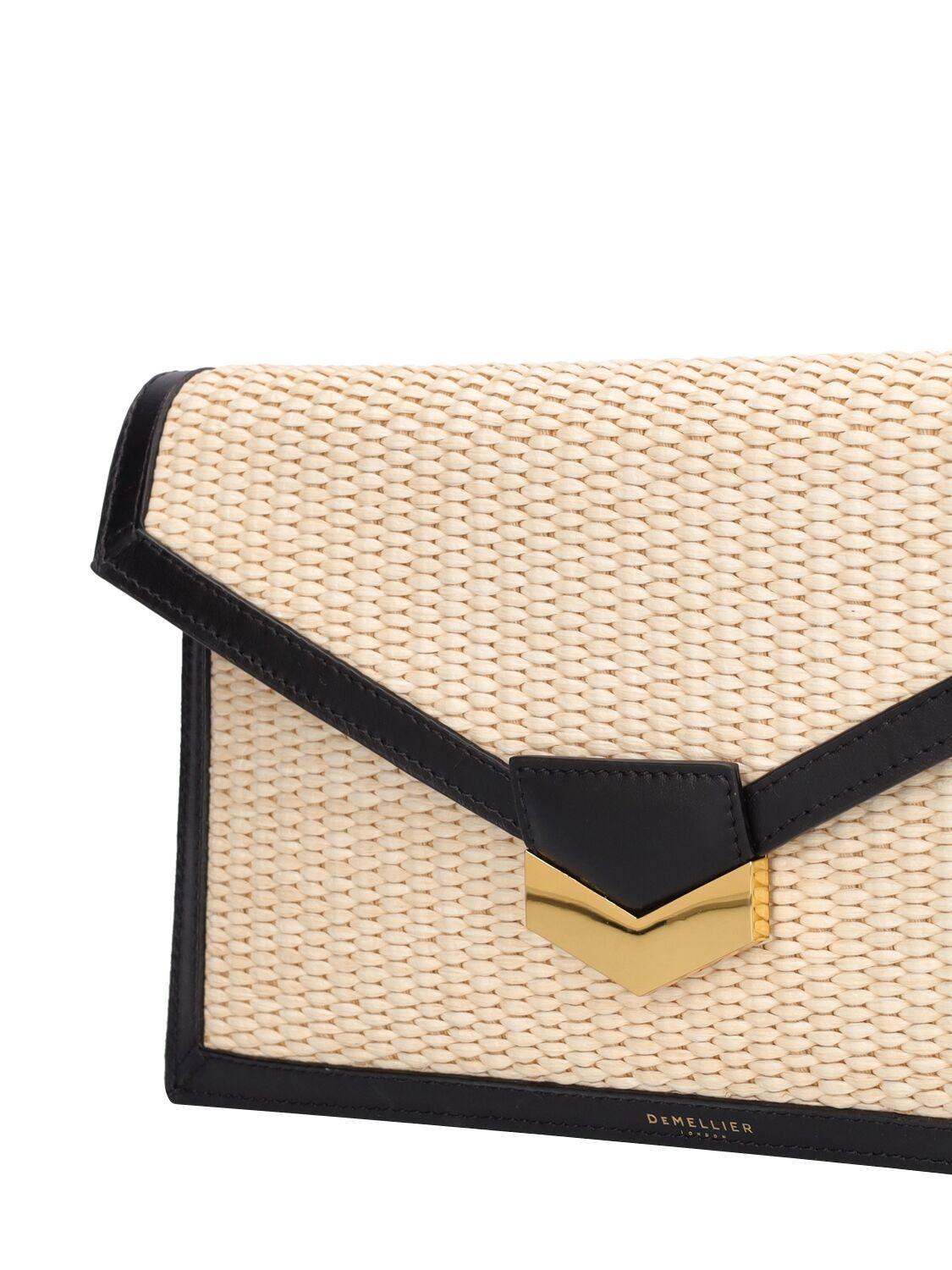 DeMellier London crocodile-embossed Leather Clutch Bag - Farfetch