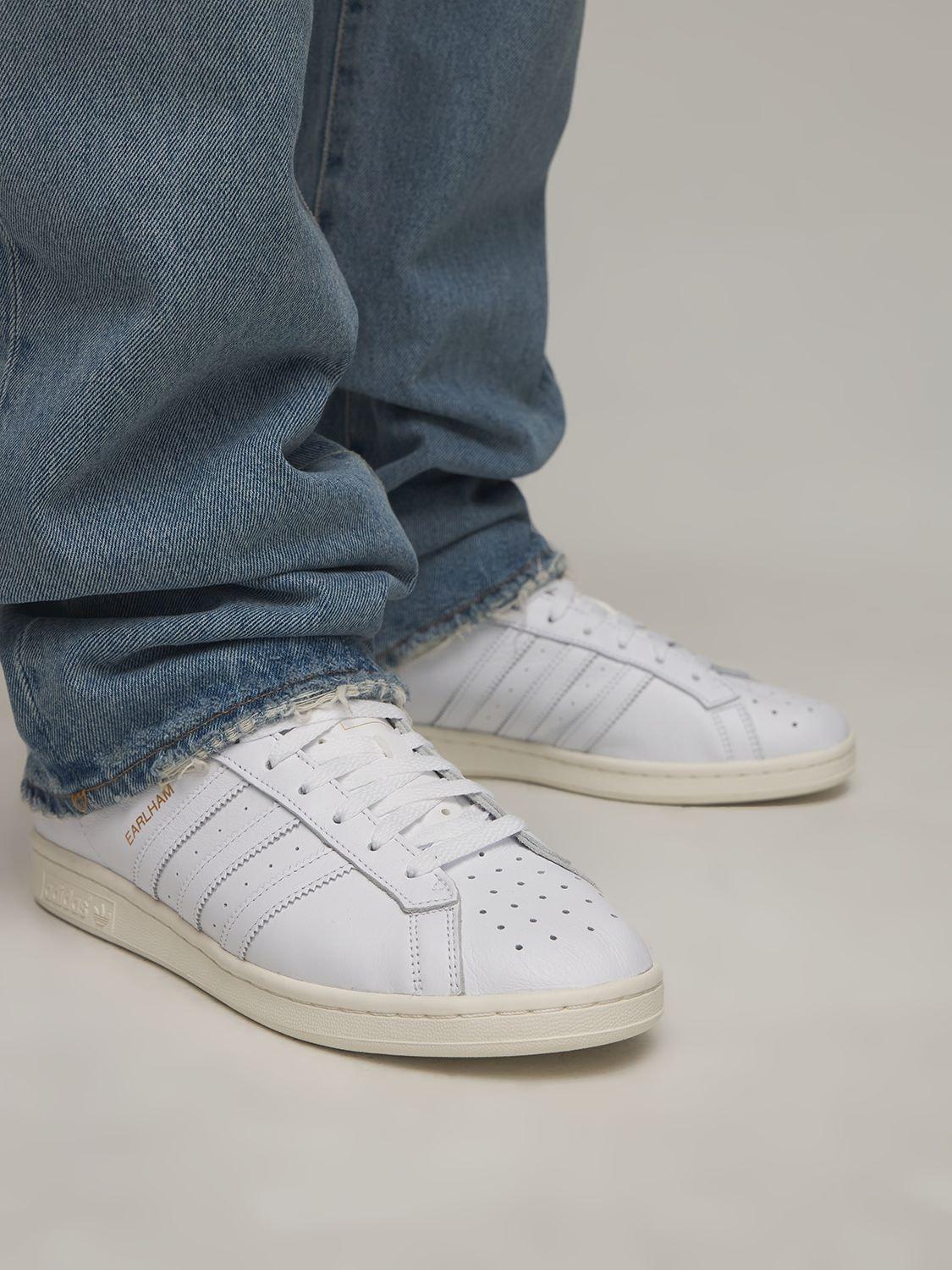 adidas Originals レザー Earlham スニーカー カラー: ホワイト メンズ | Lyst