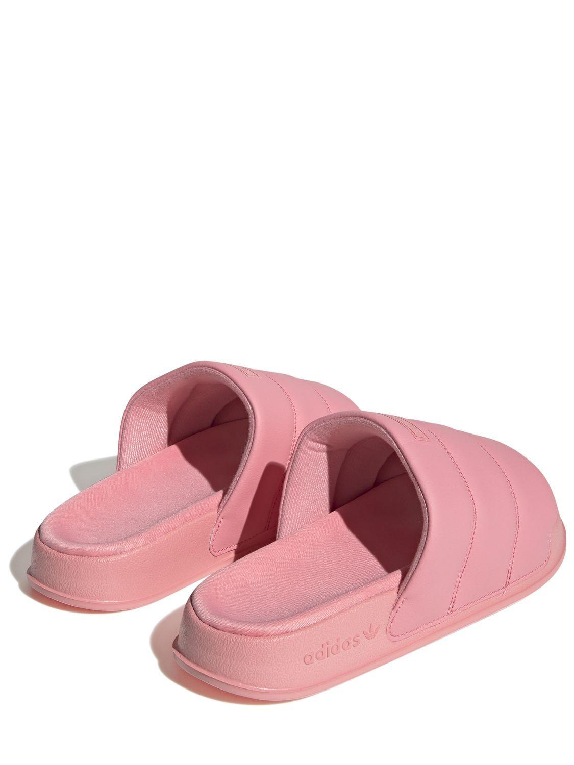 adidas Originals Adilette Slide Sandals in Pink | Lyst