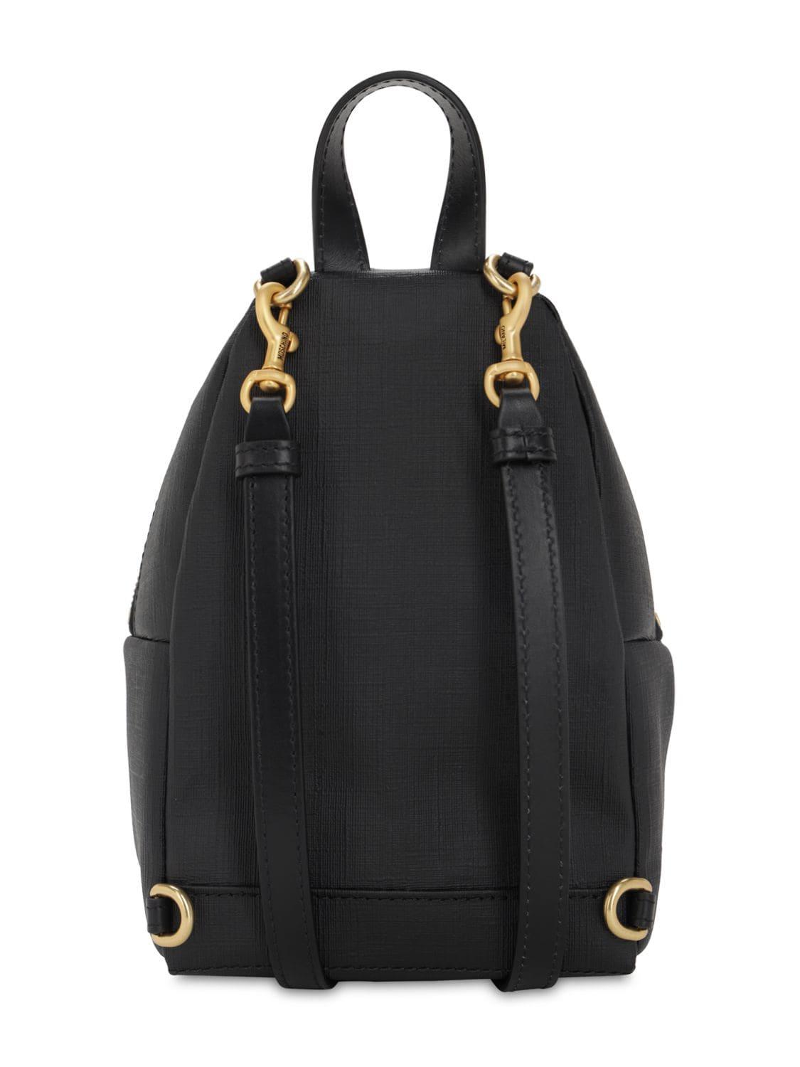 Moschino Mini Teddy Printed Pvc Backpack in Black - Lyst