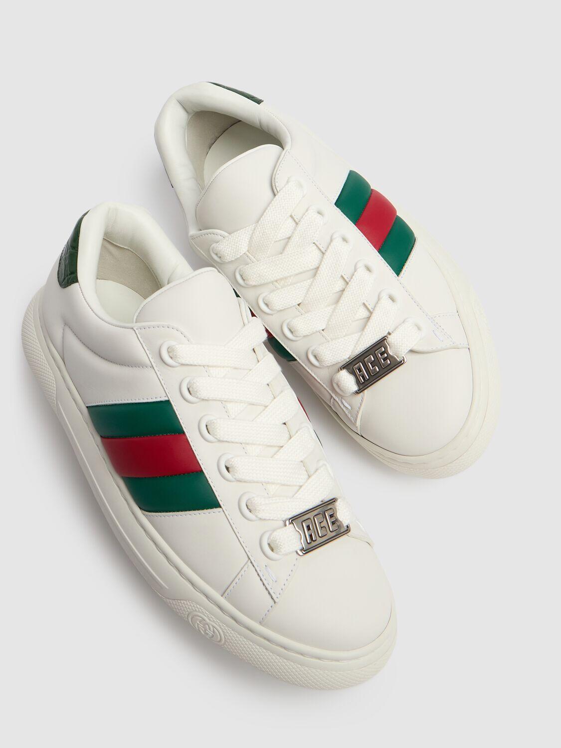 【関税込み】gucci 'Hyper Ace' sneakers Gucci Hyper Ace Leather Sneakers for Men | Lyst