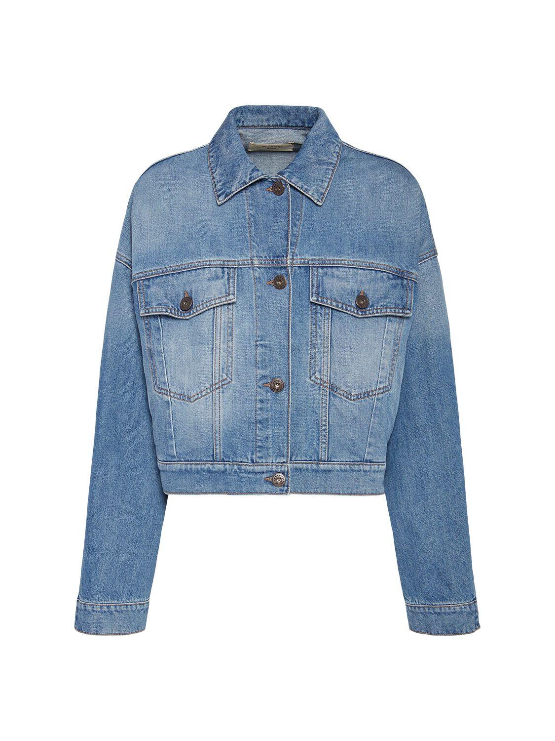 Weekend Max Mara◆FIUMANA◆クロップドデニムジャケット Max Mara(マックスマーラ)｜【Weekend Max Mara】FIUMANA デニム