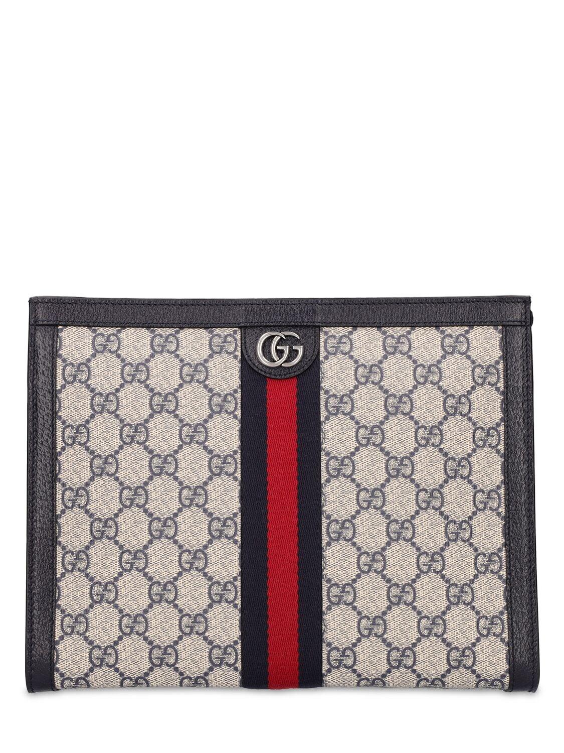 GG Supreme Ophidia Mini Bag With Front Zipper Pocket