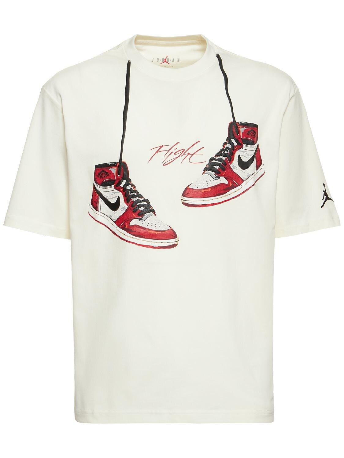 Nike T-shirt "air Jordan 1 1985" in Natur für Herren | Lyst DE