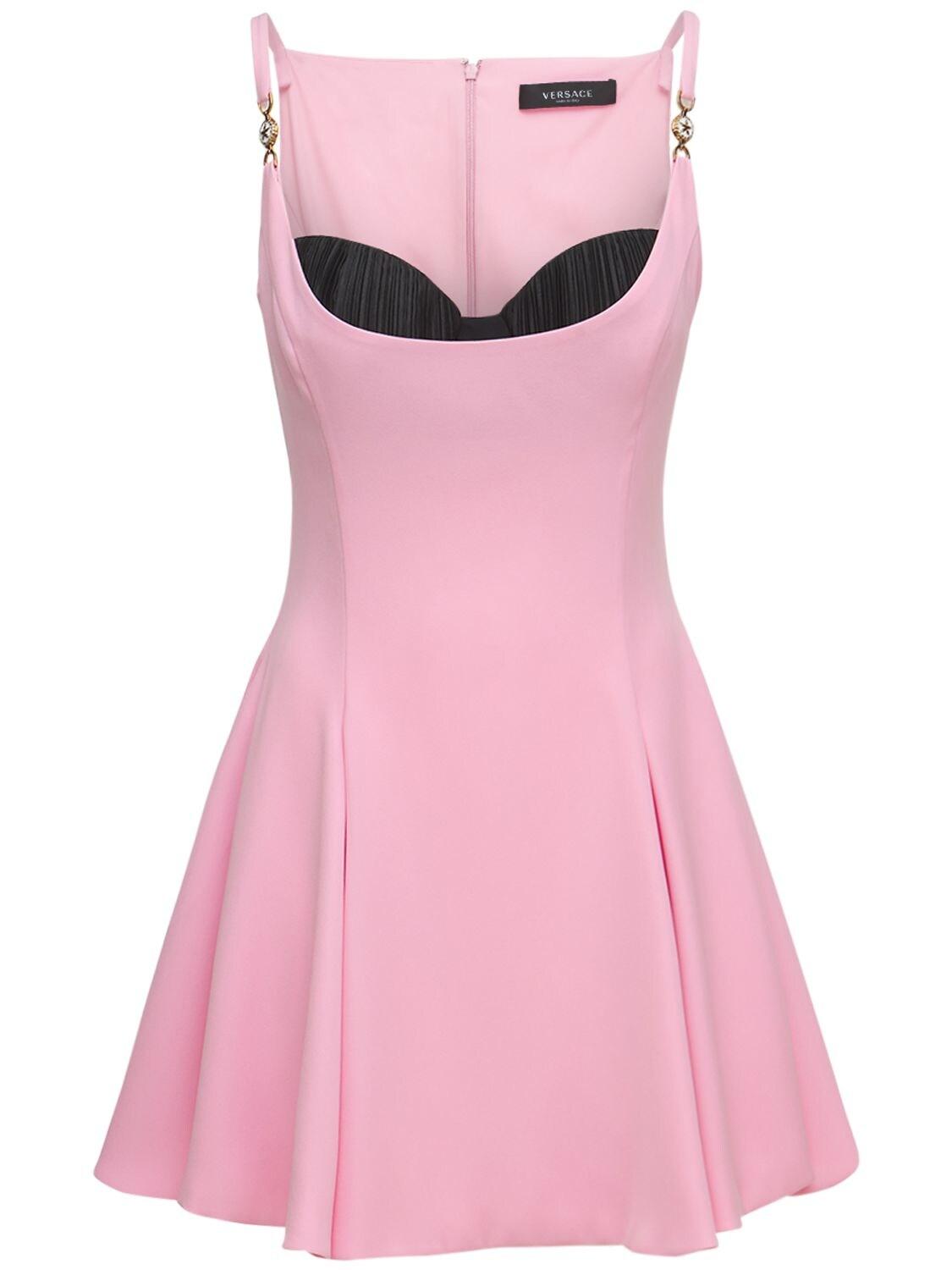 Versace Sleeveless Cady Mini Dress in ...