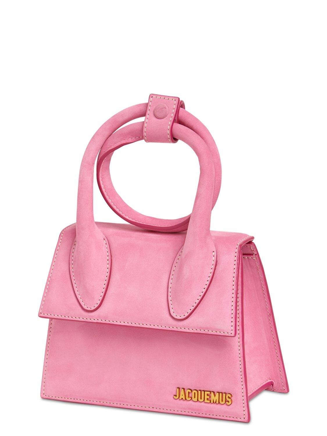 Borsa "le Chiquito Noeud" In Camoscio di Jacquemus in Rosa | Lyst