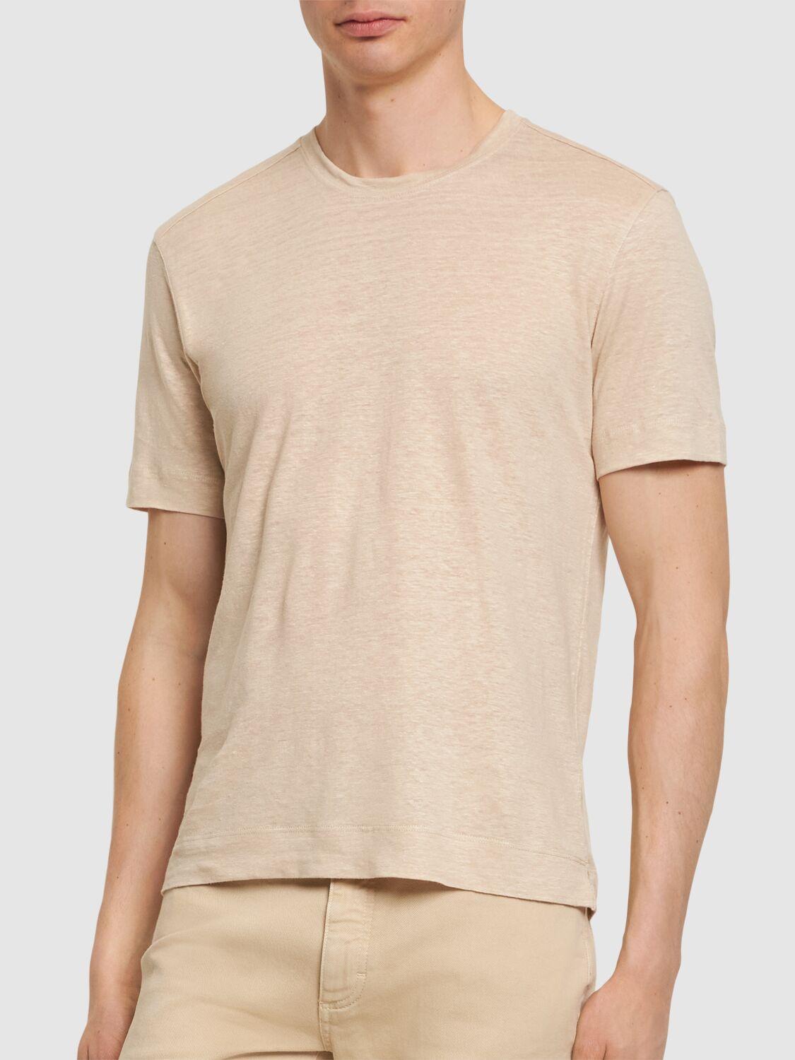 Pure Linen Jersey T-shirt