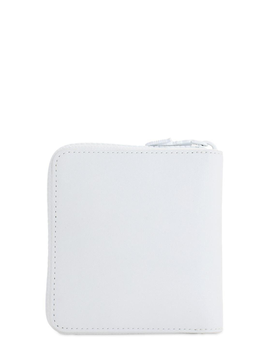 Lacoste Jean-michel Tixier Croco Leather Wallet in White for Men - Lyst