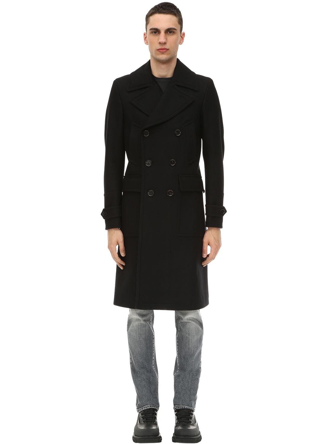 Belstaff New Mildford Wool Blend Coat in Black for Men | Lyst Canada