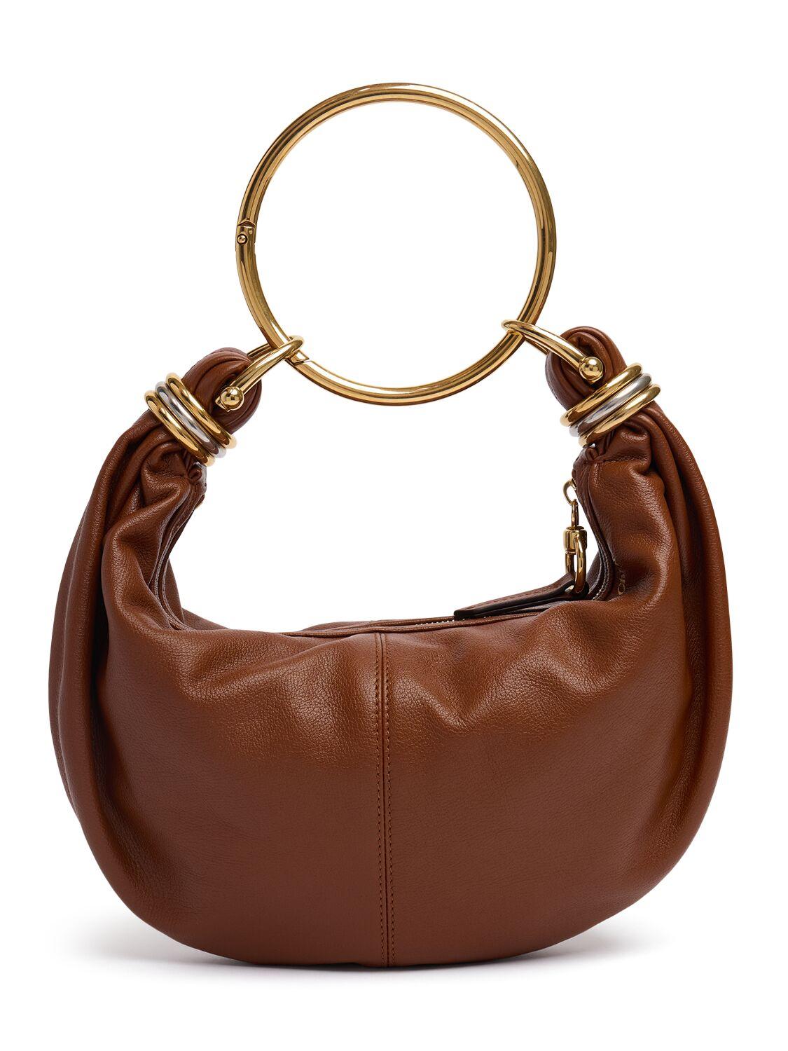 Chloé ブラウンレザー ホーボーバッグ Chloé ヌバックレザー製Marcieホーボーバッグ | Chloé JP