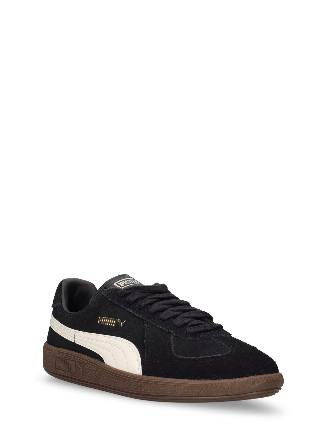 PUMA Army Suede Sneakers in Black Lyst UK