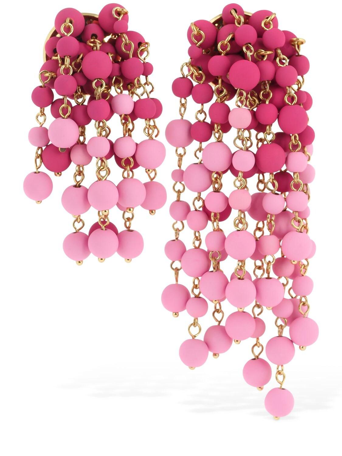 Jacquemus Les Mimosas Earrings in Pink | Lyst