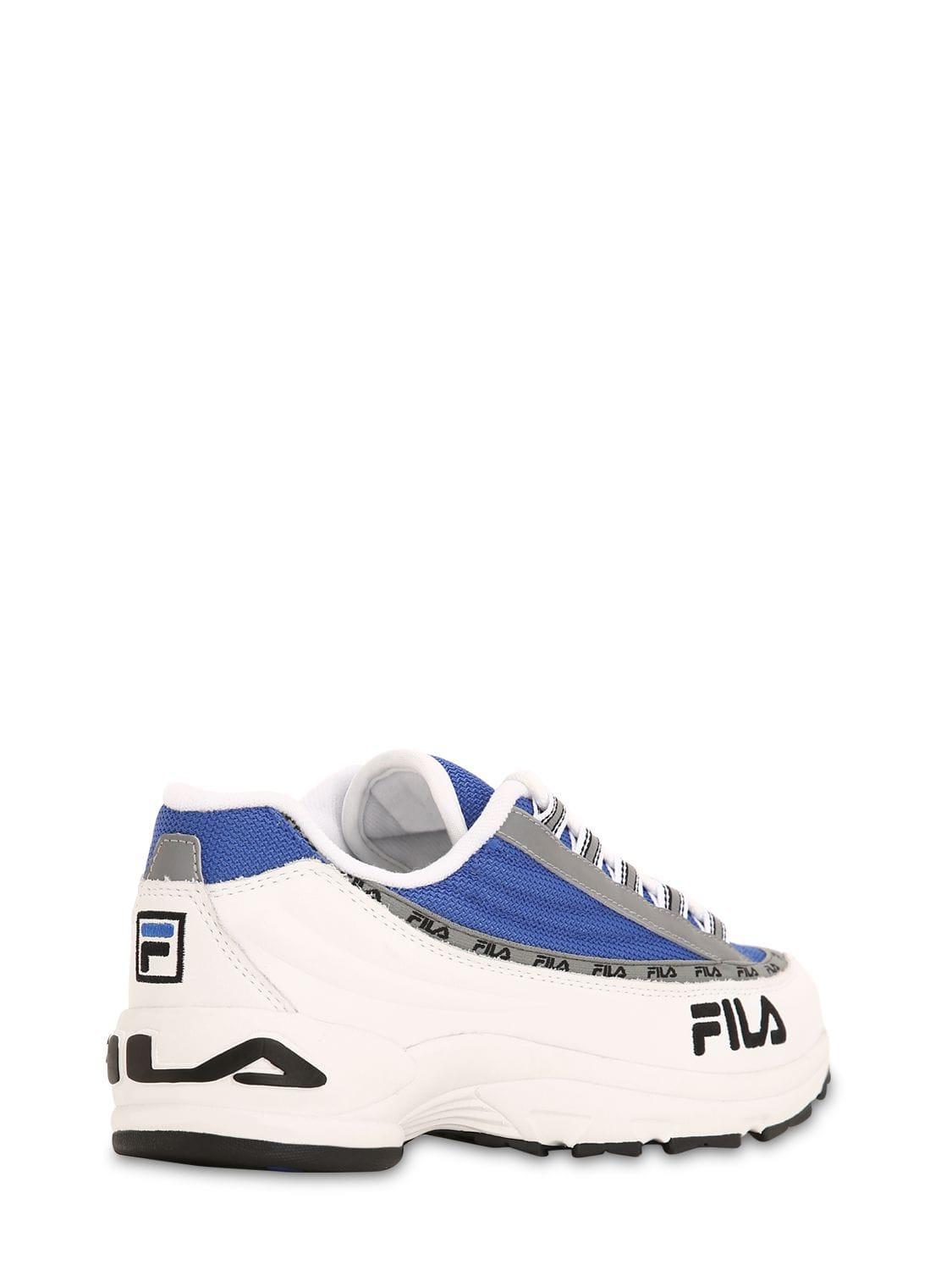 Fila Leather Sneakers Blue Men -