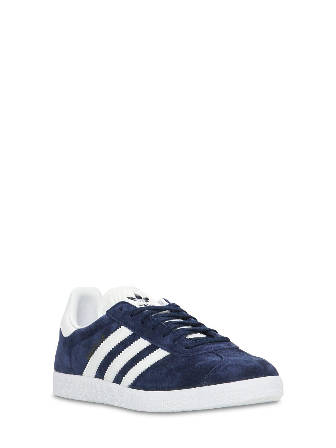 adidas Originals Suede Gazelle Sneakers in Navy (Blue) - Save 41% - Lyst
