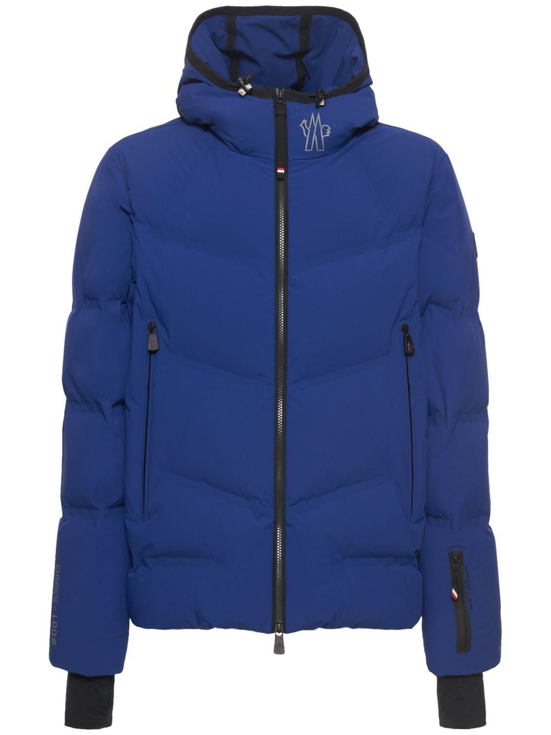 3 MONCLER GRENOBLE Arcesaz Hooded Nylon Down Ski Jacket in Blue for Men
