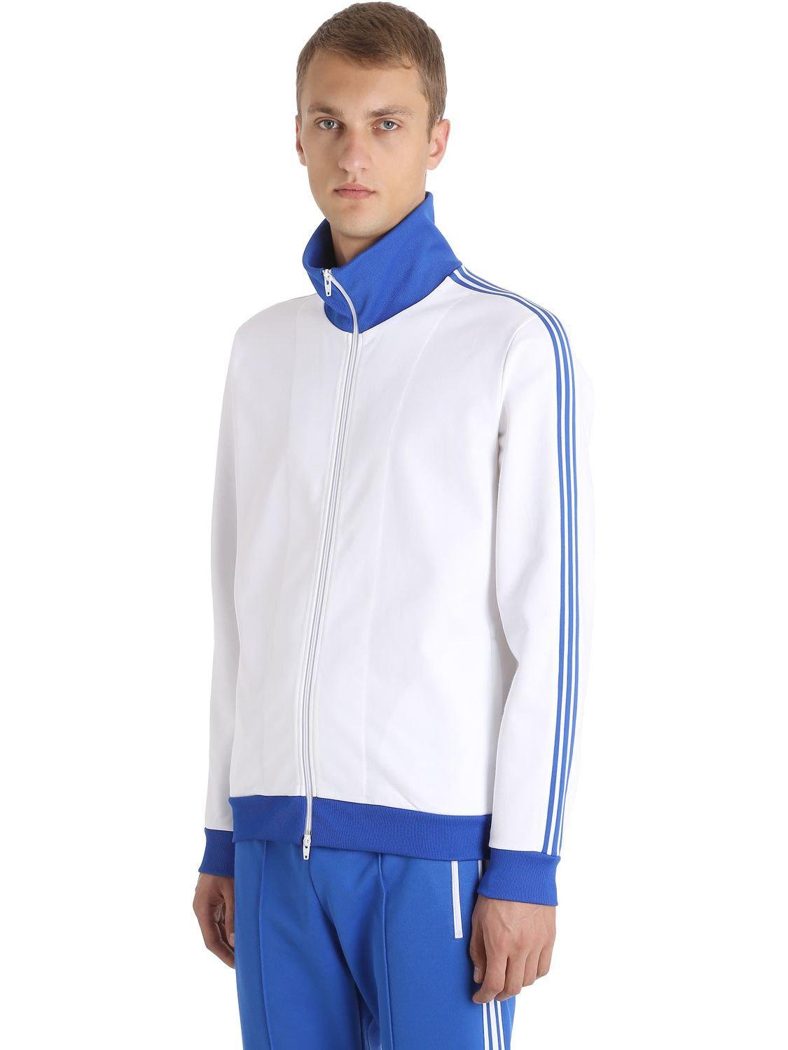 adidas Originals Franz Beckenbauer Tracksuit in White/Blue (Blue) for Men -  Lyst